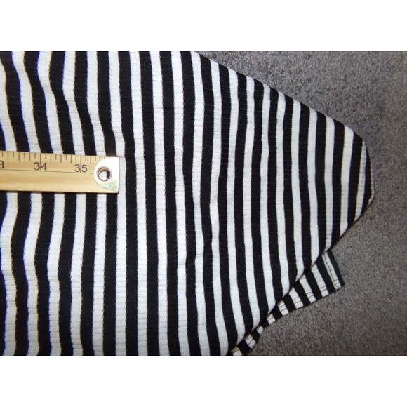 Agnes & Dora Black Pocket Forever Cardigan Double Stripe Size SM NWOT - Picture 8 of 8